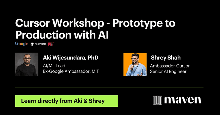 Cursor Workshop - Builds Apps and AI Agents cover image